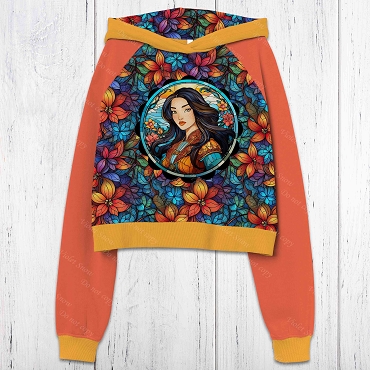 Stained Glass Warrior Princess Panel